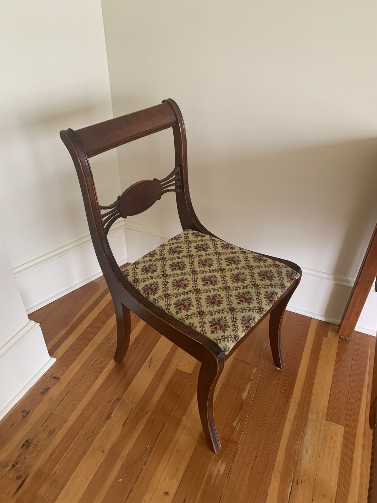 cute vintage wooden chair