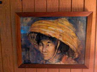 Vintage Watercolor Portrait