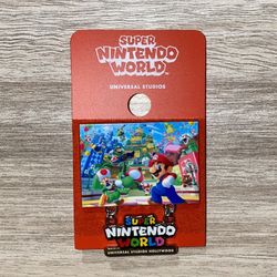 New Universal Studios Pin Super Mario World Peach Toad Bowser Hollywood 2023. 