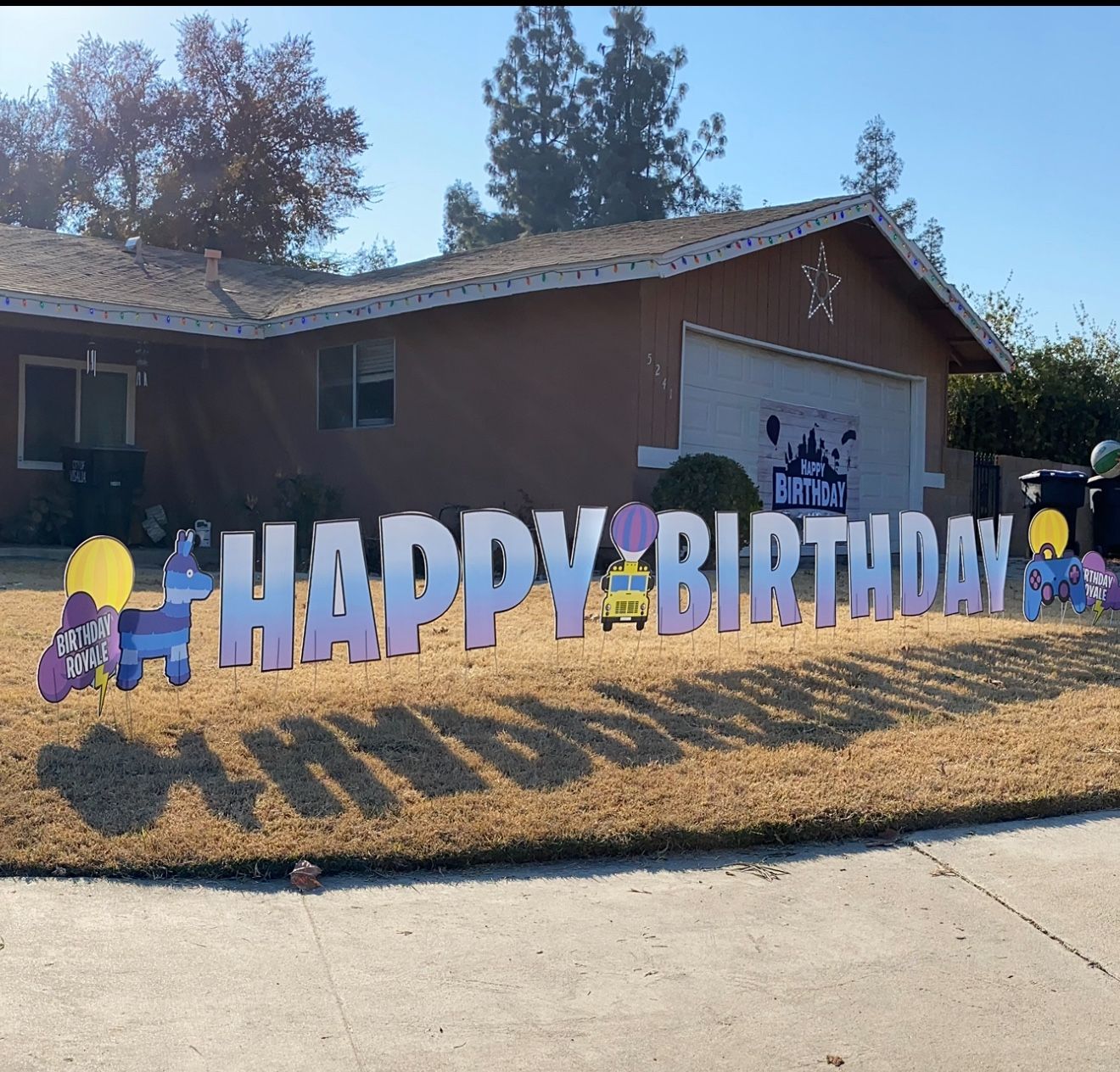 Birthday Yard Sign Gamer