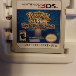 Pokemon Super Mystery Dungeon For The Nintendo 3DS