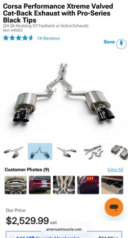 2024 S650 Mustang Corsa Exhaust