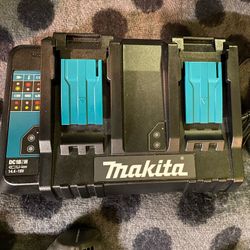 MAKITA 18V Li-ion Dual Port Rapid Optimum Charger Model DC18SH 