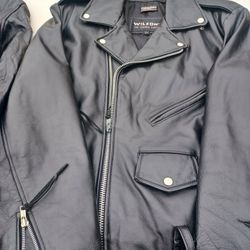 Leather JACKET/ vest 