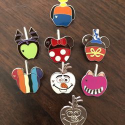 Candy Apple Disney Pins - COMPLETE SET 