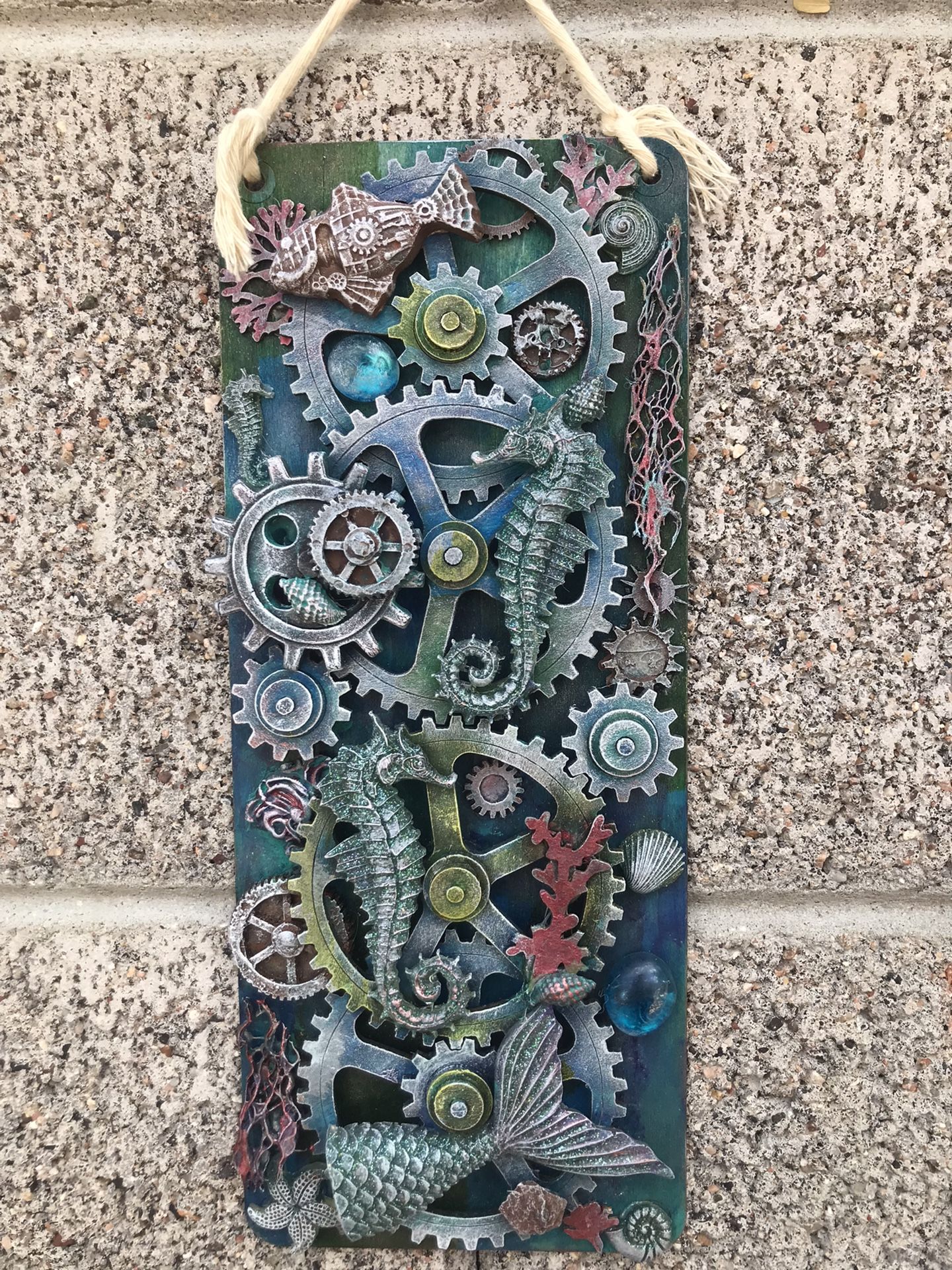 Wooden Art Collection 1: Steampunk Sea Horse