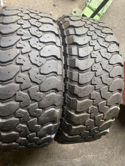 (2) LT 35X12.50/20 Zeetex 