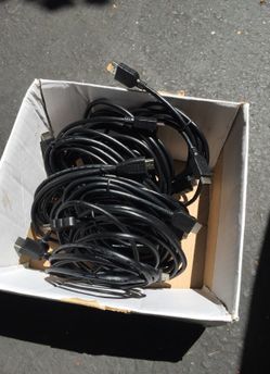 9 HDMI CABLES....$20