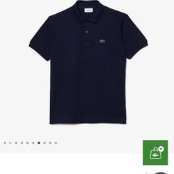 Lacoste Men’s Navy Cotton Polo XL