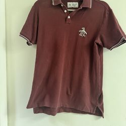 Vintage Polo By Penguin Size Small Giant Penguin Manifested On Chest