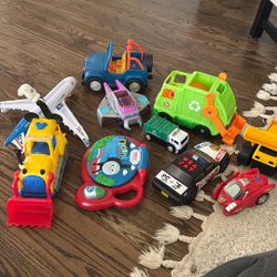 Bundle 10 Toy Trucks Airplane Paw Patrol 