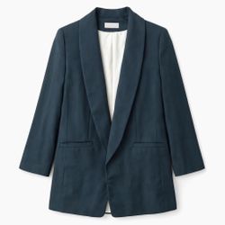 $10 Handm Office Coat Jacket Dark Green Medium