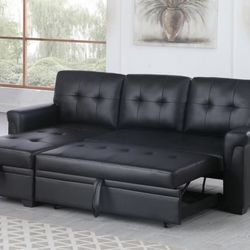Brand New! Black Sectional Sofa 