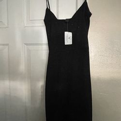 Windsor Black/glitter formal dress