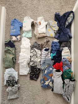Huge 35-Piece Baby Boy Clothing Lot — [3M, 3-6M]