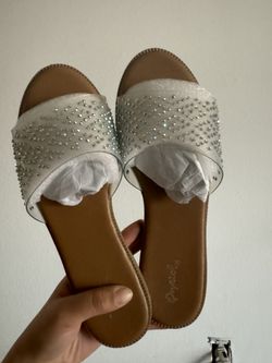 Rhinestone sandals 