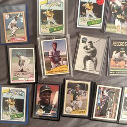 Rickey Henderson Card Collection