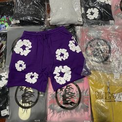 Purple Denim Tears Shorts Medium