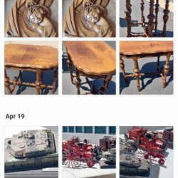 SELLING EVERYTHING COFFEE  TABLES ELVIS PRESLEY COLECTION VIRGEN Mary's  