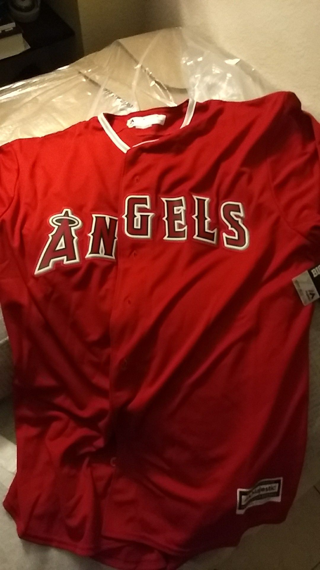 Angels Majestic Jersey new 2XT no name