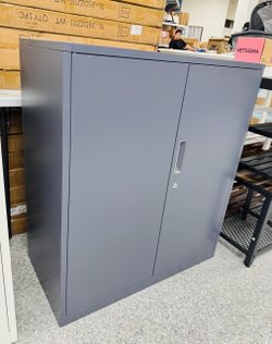 36” Grey Metal Storage Cabinet🩶 MSC-AT