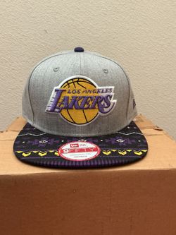 + + +Los Angeles Lakers Gray and Purple Snapback Hat+ + +