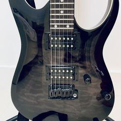 🎸 Transparent black sunburst Ibanez Gio electric Guitar with Accessories