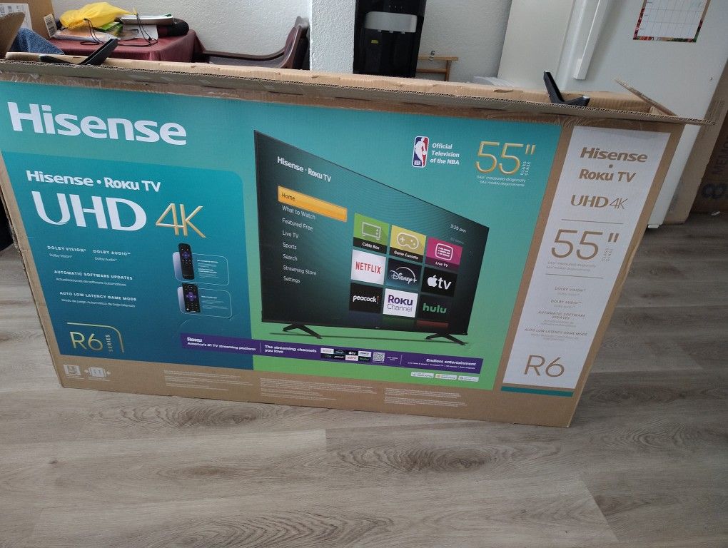 Hisense 4k HD 55 Inch  !Move Out Sale 