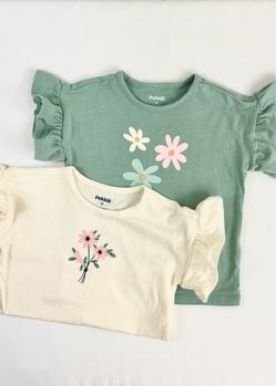 Toddler Girl Outfit Set | Pekklē size 2T/3T | shorts and tees