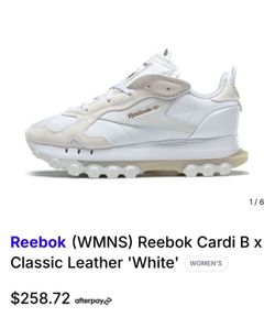 Reebok Cream and White Cardi B
