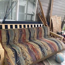 Outside futon couches