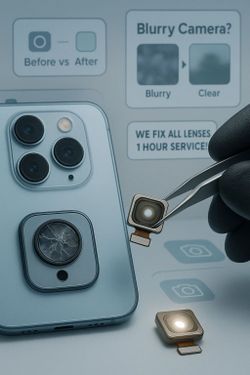  Camera Not Focusing? Rear & Front Lens Repair – From $29.99 Description: