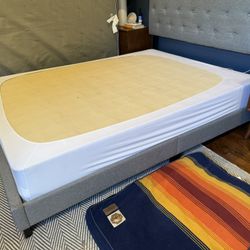 FREE - Queen Box Spring With Fitted Wrap Sheet