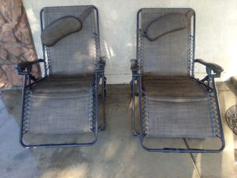 2GREAT CONDITION FOLDING CHAIRS