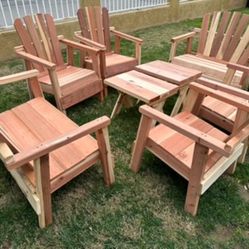 Brand New Patio Cedar Wood Set 