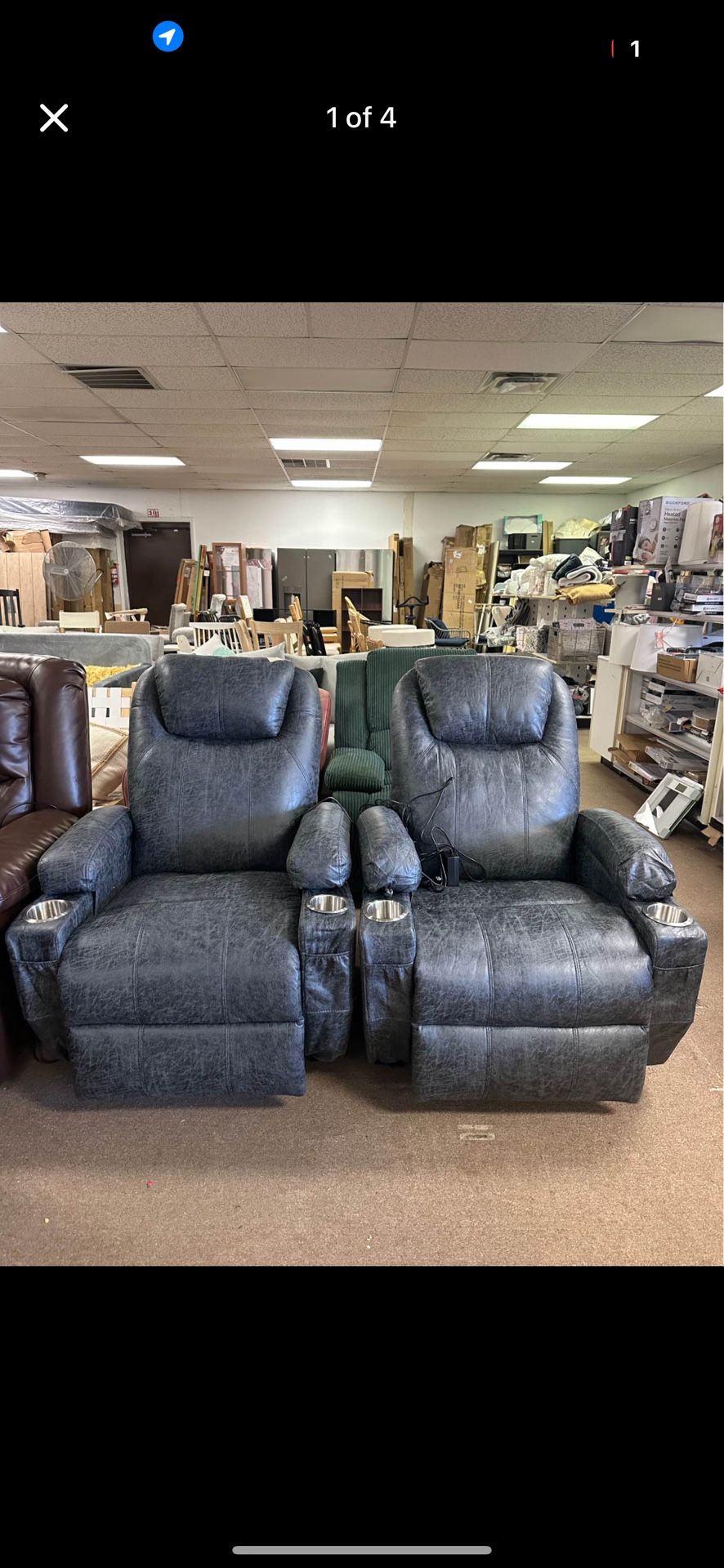 Pure Leather Recliner