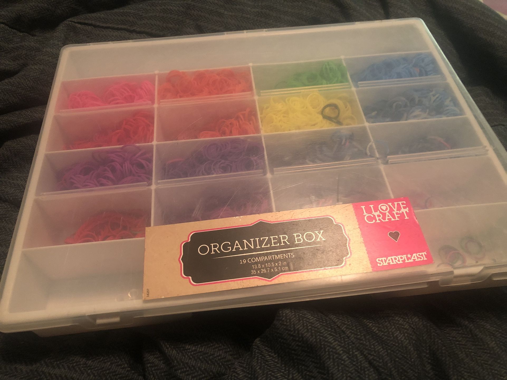 Rubber Band Kit With Organizer Box