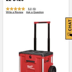 Milwaukee Rolling  Packout Drawer New