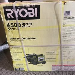Ryobi Inverter Generator 6500 Watts 