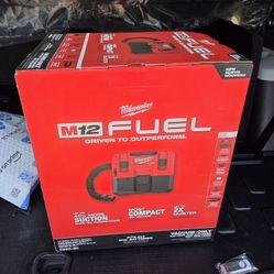 NEW Milwaukee M12 Fuel Brushless 1.6 Gallon Wet Dry HEPA Vacuum 0960-20