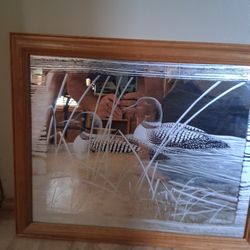 Duck Print Mirror 