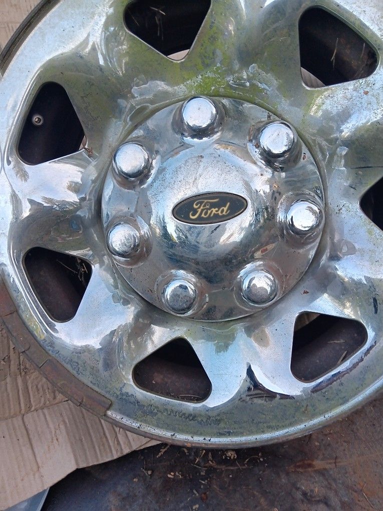 Ford 7 Lug 16 Inch Steel Wheels