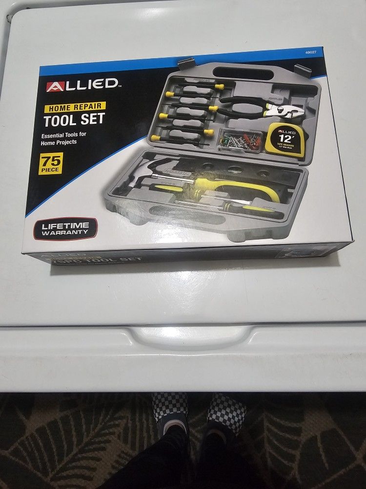 Allied 75 Piece Home Repair Tool Set.
