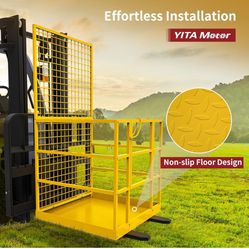43"x45" Forklift Safety Cage,