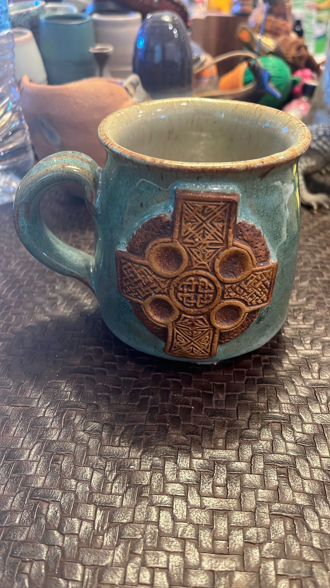 Pottery Celtic Mug