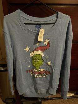$10- Grinch Xmas Sweatshirt, Size M