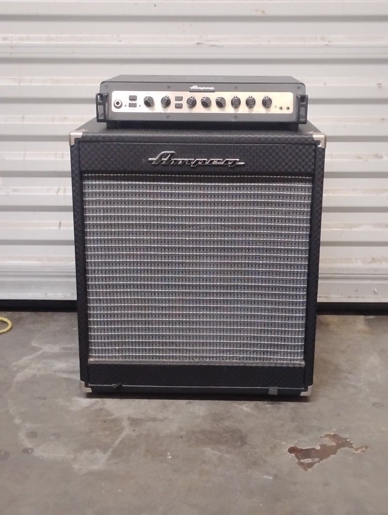 Ampeg Bass Amp with Cabinet 