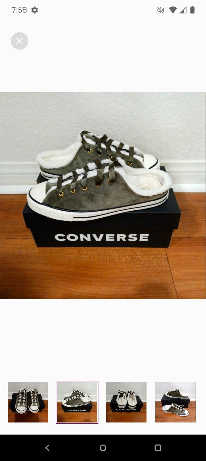 Converse Multiple Sizes Women's 7.5 + 8 BOGO 50%
