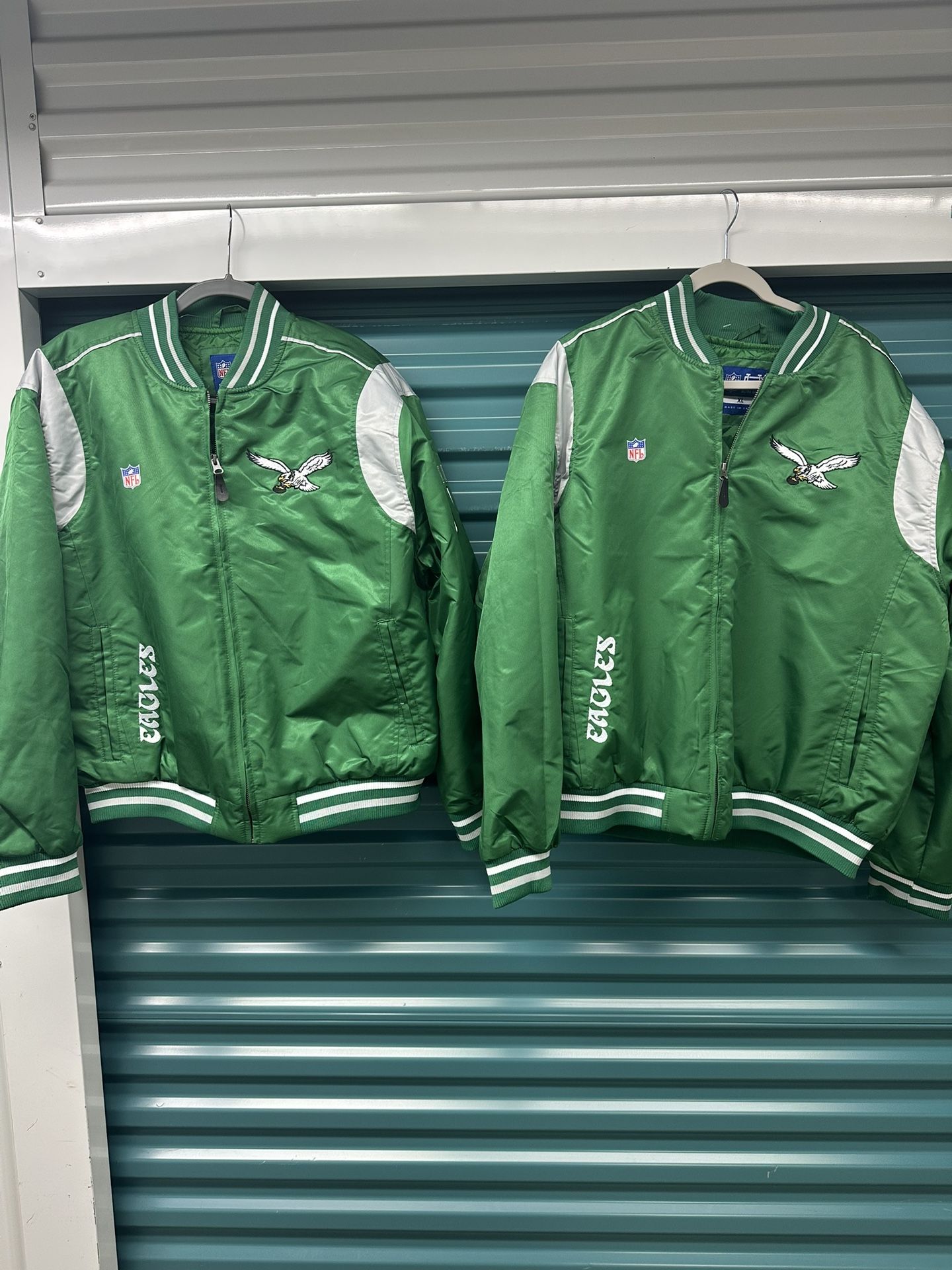 Kelly Green Large And XL Bomber Jacket
