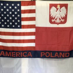 Polish-American Flag (3’x5’)